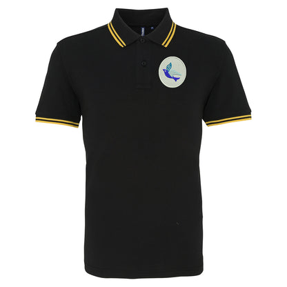 Classic Cardiff City FC Tipped Polo Shirt