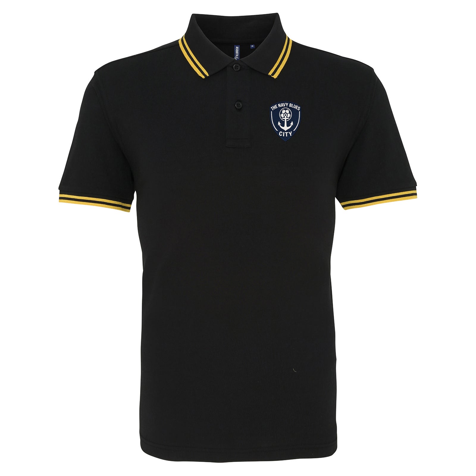 The Navy Blues Auckland City Tipped Polo Shirt