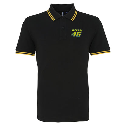 Rossi 46 Embroidered Tipped Polo Shirt