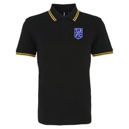 Retro Tranmere 1983 Embroidered Tipped Polo Shirt