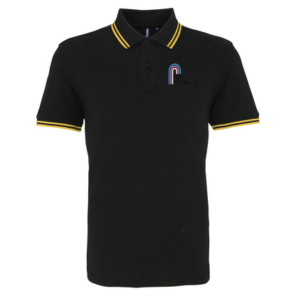 Trans Kids Belong Tipped Polo Shirt