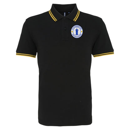 Old School Leeds United Tipped Polo Shirt 