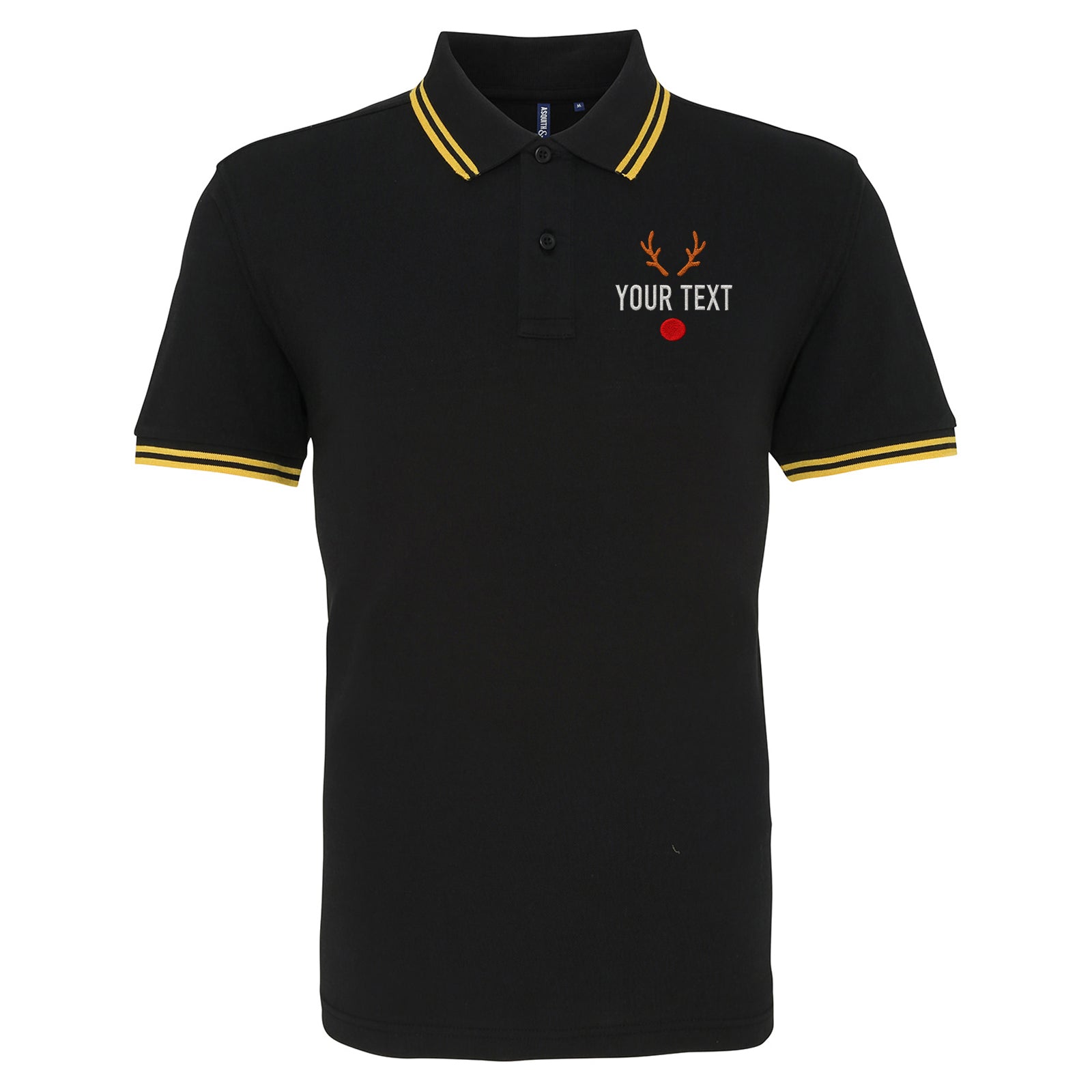 Reindeer Tipped Polo Shirt