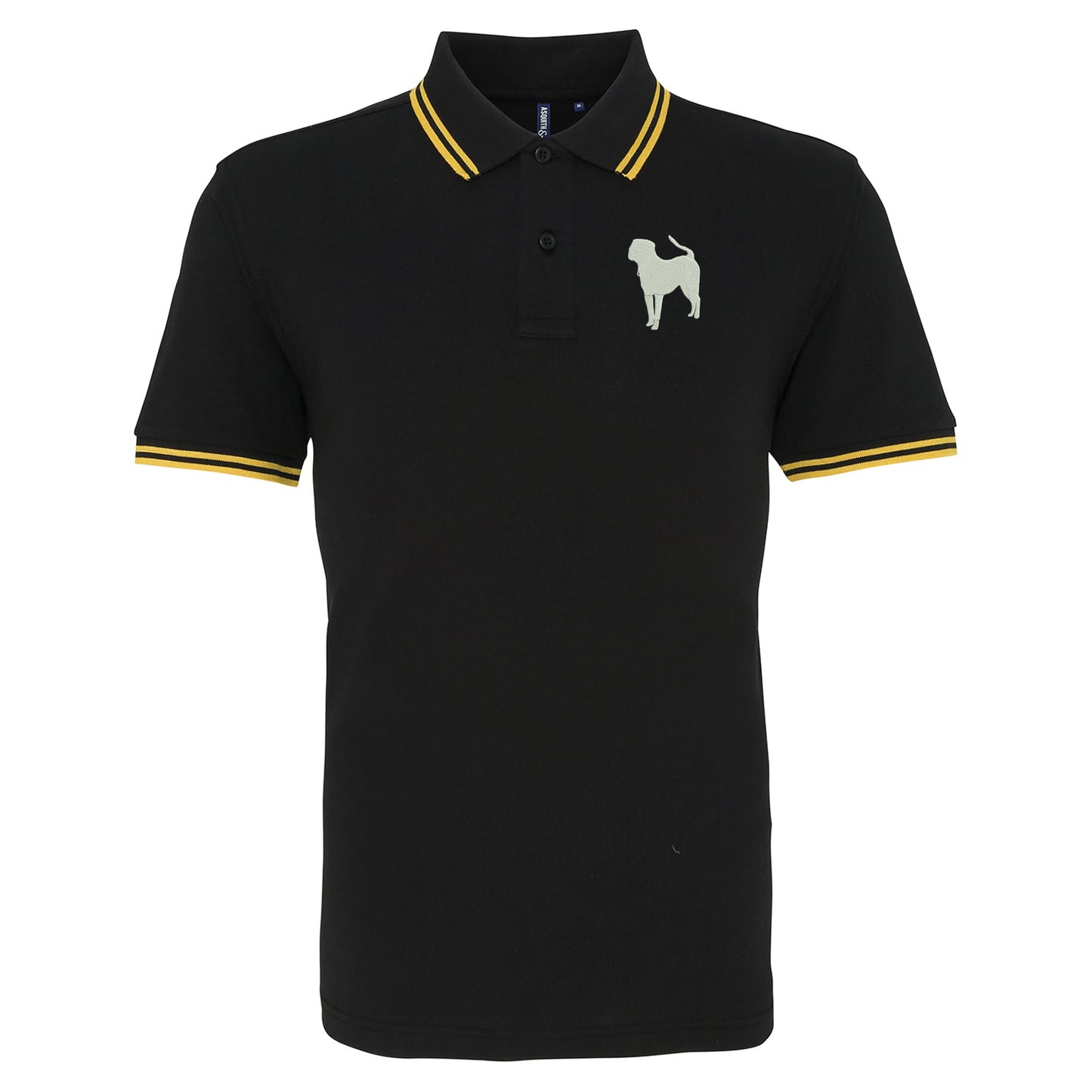 Pit Bull Embroidered Tipped Polo Shirt