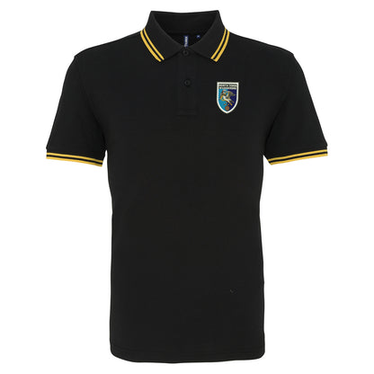 Retro North Town Wanderers Embroidered Tipped Polo Shirt