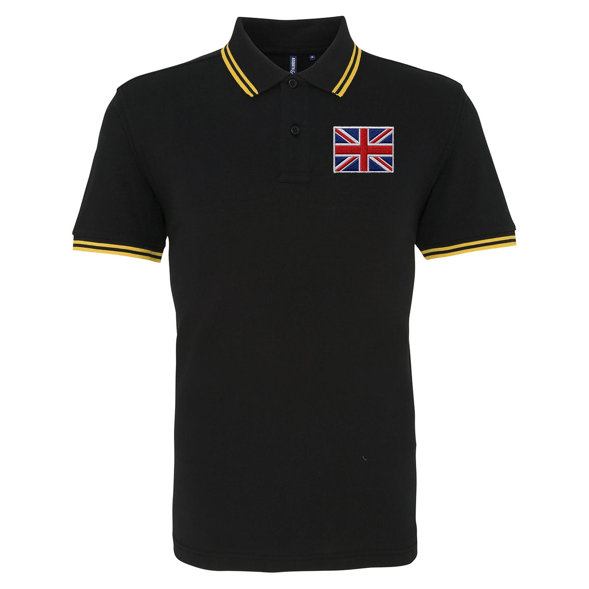 Union Jack Tipped Polo Shirt 