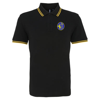 Retro Mansfield 1984 Embroidered Tipped Polo Shirt