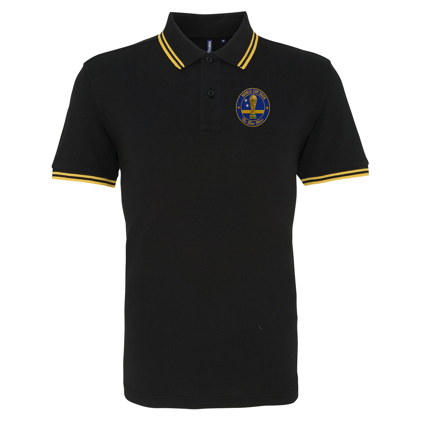 Curacao Football Tipped Polo Shirt