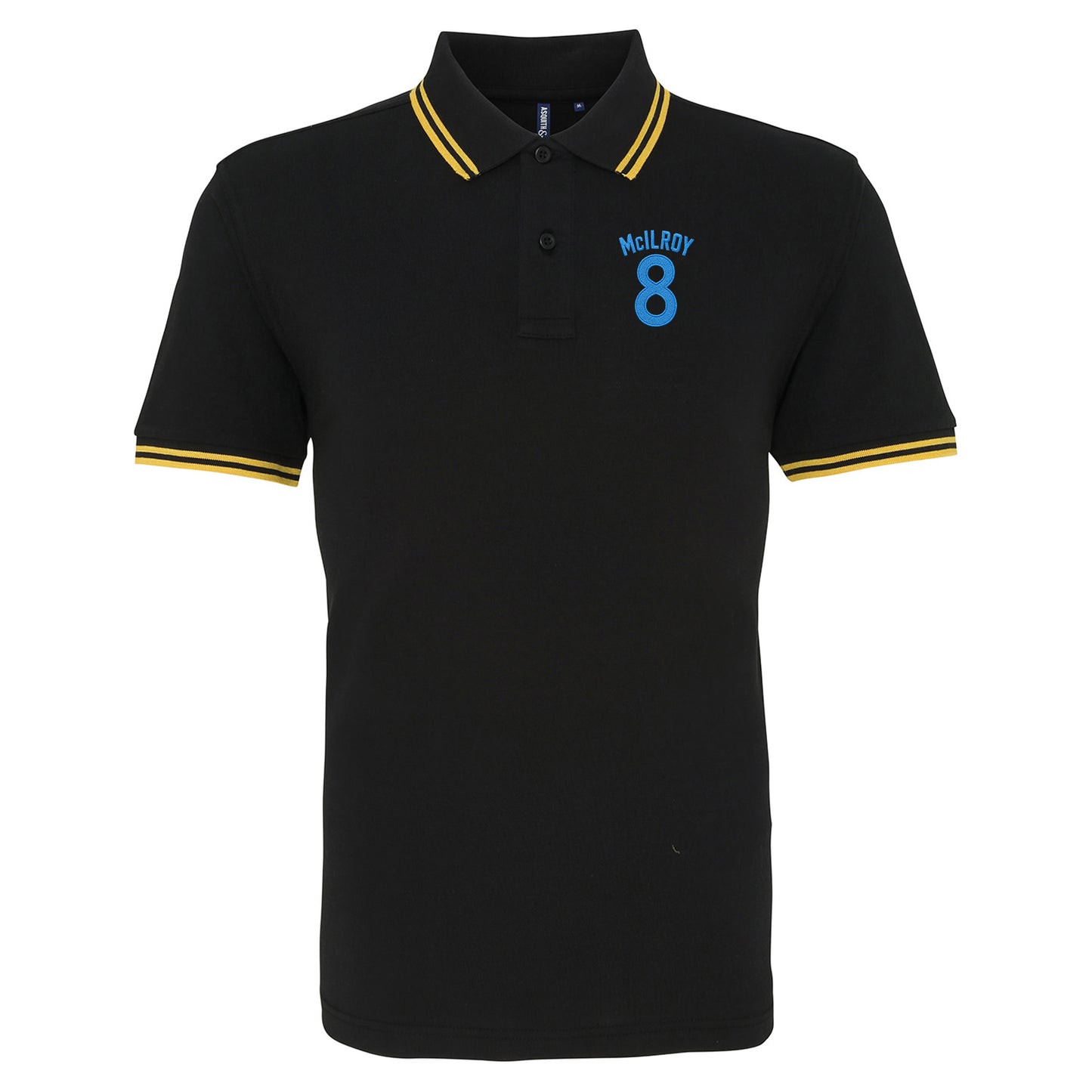 Jimmy McIlroy Burnley Football Tipped Polo Shirt
