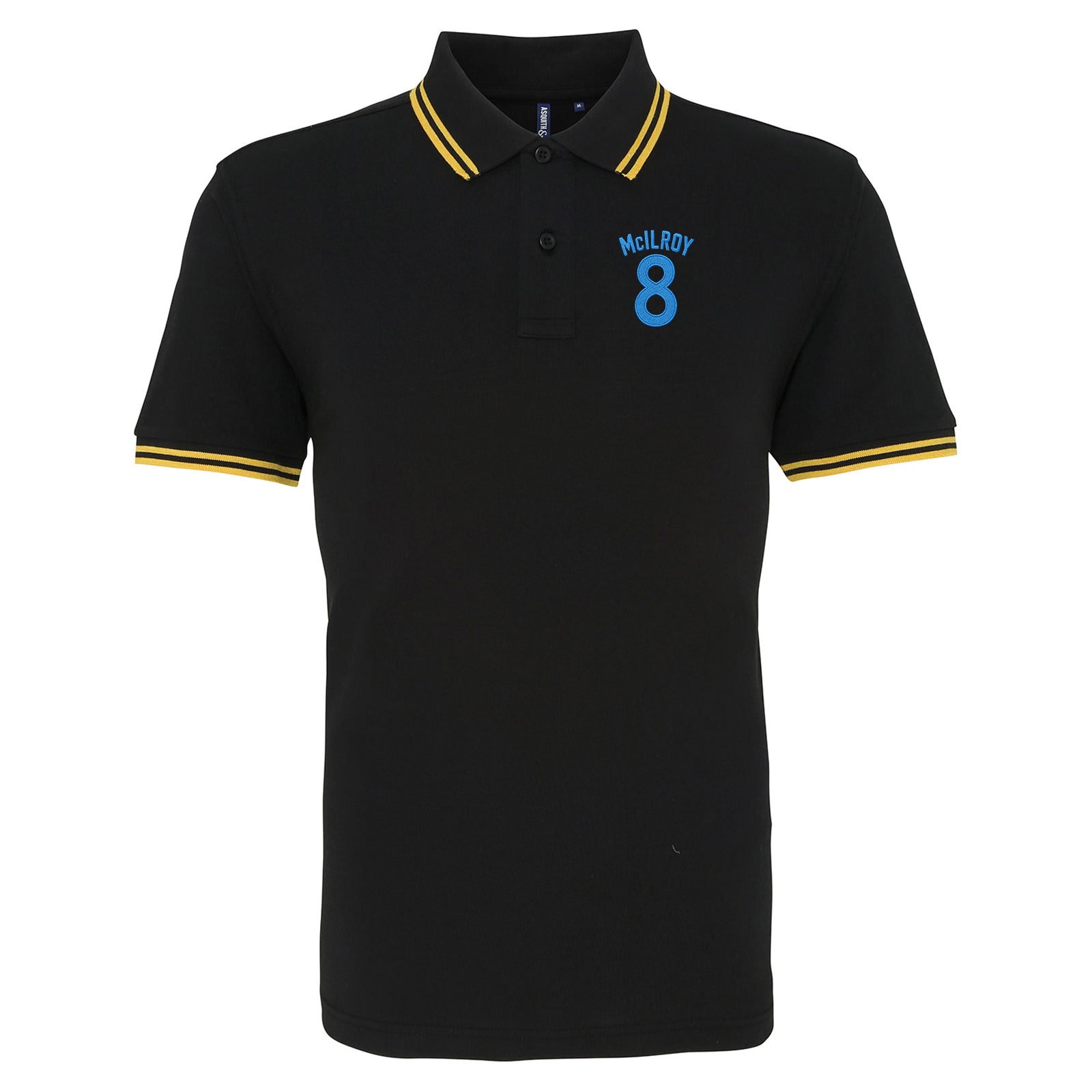 Jimmy McIlroy Burnley Football Tipped Polo Shirt