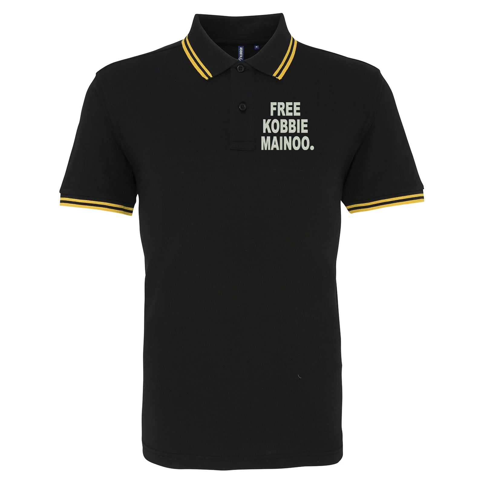 Free Kobbie Mainoo Tipped Polo Shirt