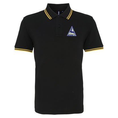 Retro Hartlepool Embroidered Tipped Polo Shirt