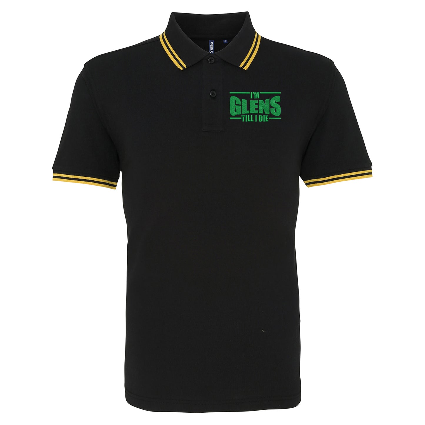 Glentoran FC Football Tipped Polo Shirt 