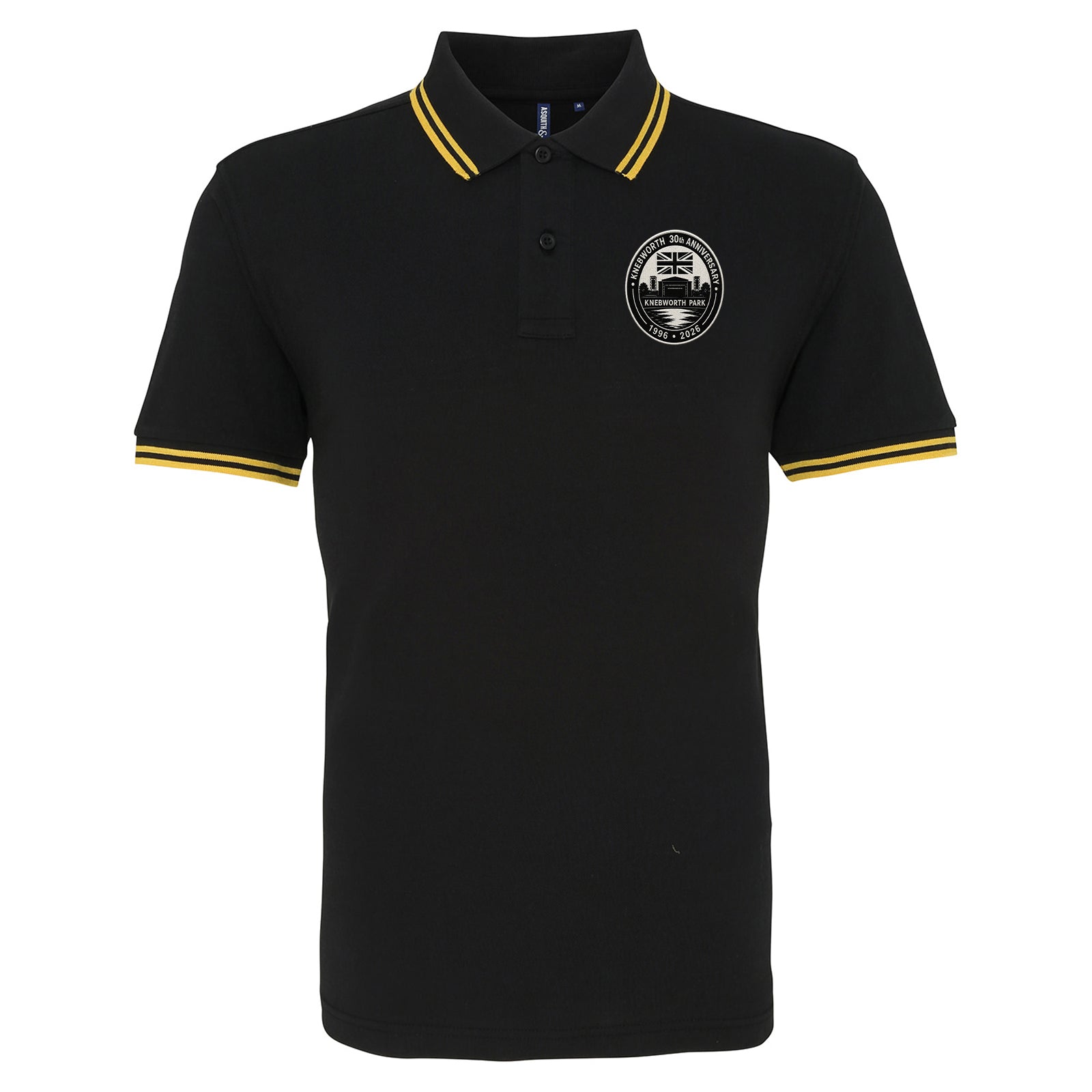 Oasis Knebworth 30th Anniversary 1996-2026 Tipped Polo Shirt 
