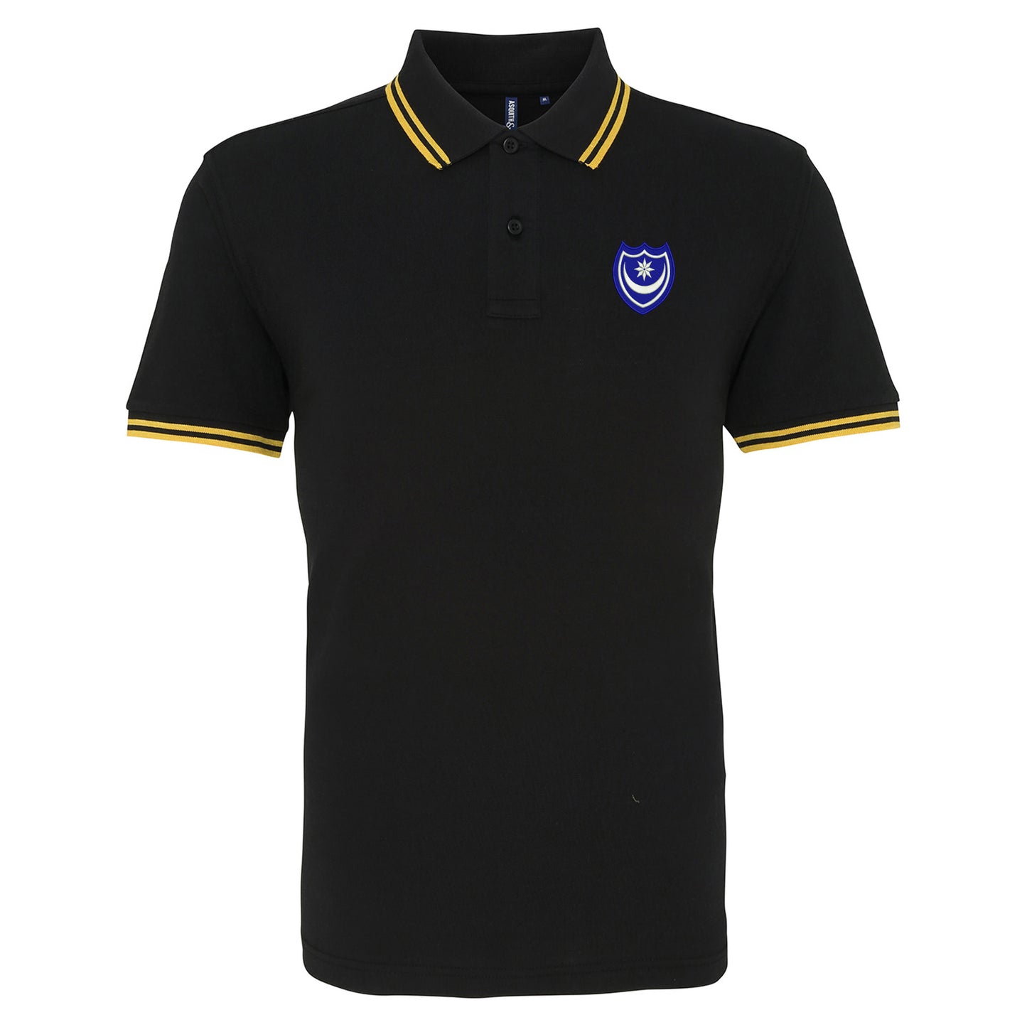 Portsmouth 1967 Embroidered Tipped Polo Shirt