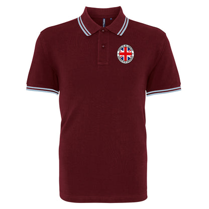 Proud of My Country Ashamed of My Government Tipped Polo Shirt