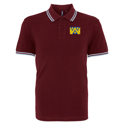 Flag of Shropshire Tipped Polo Shirt