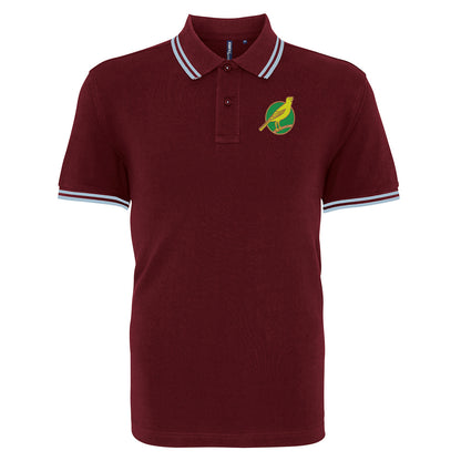 Norwich City FC Football Tipped Polo Shirt