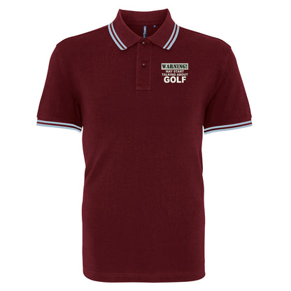 Golf Fan Tipped Polo Shirt