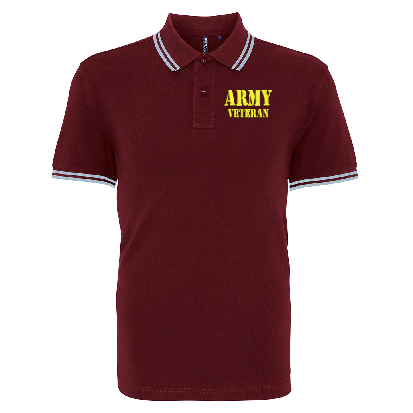 Army Veteran Tipped Polo Shirt