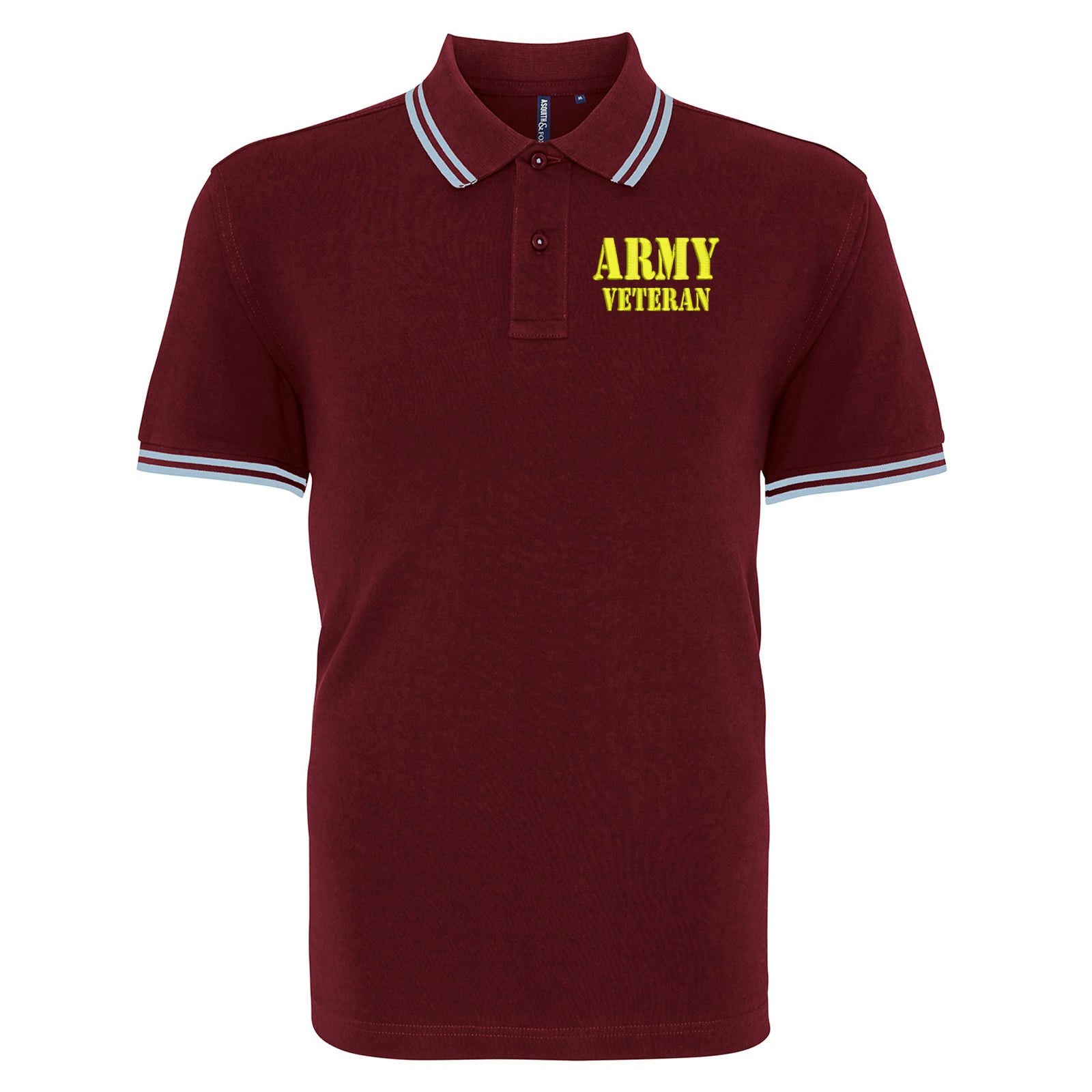 Army Veteran Tipped Polo Shirt