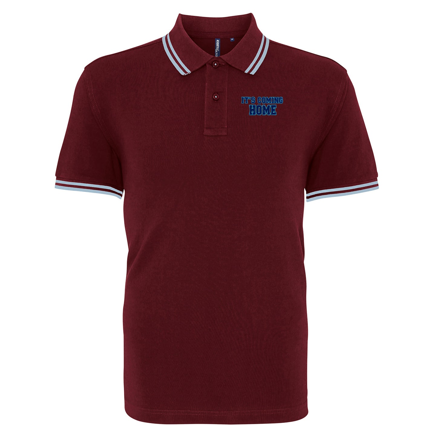 It's Coming Home England Football Tipped Polo Shirt