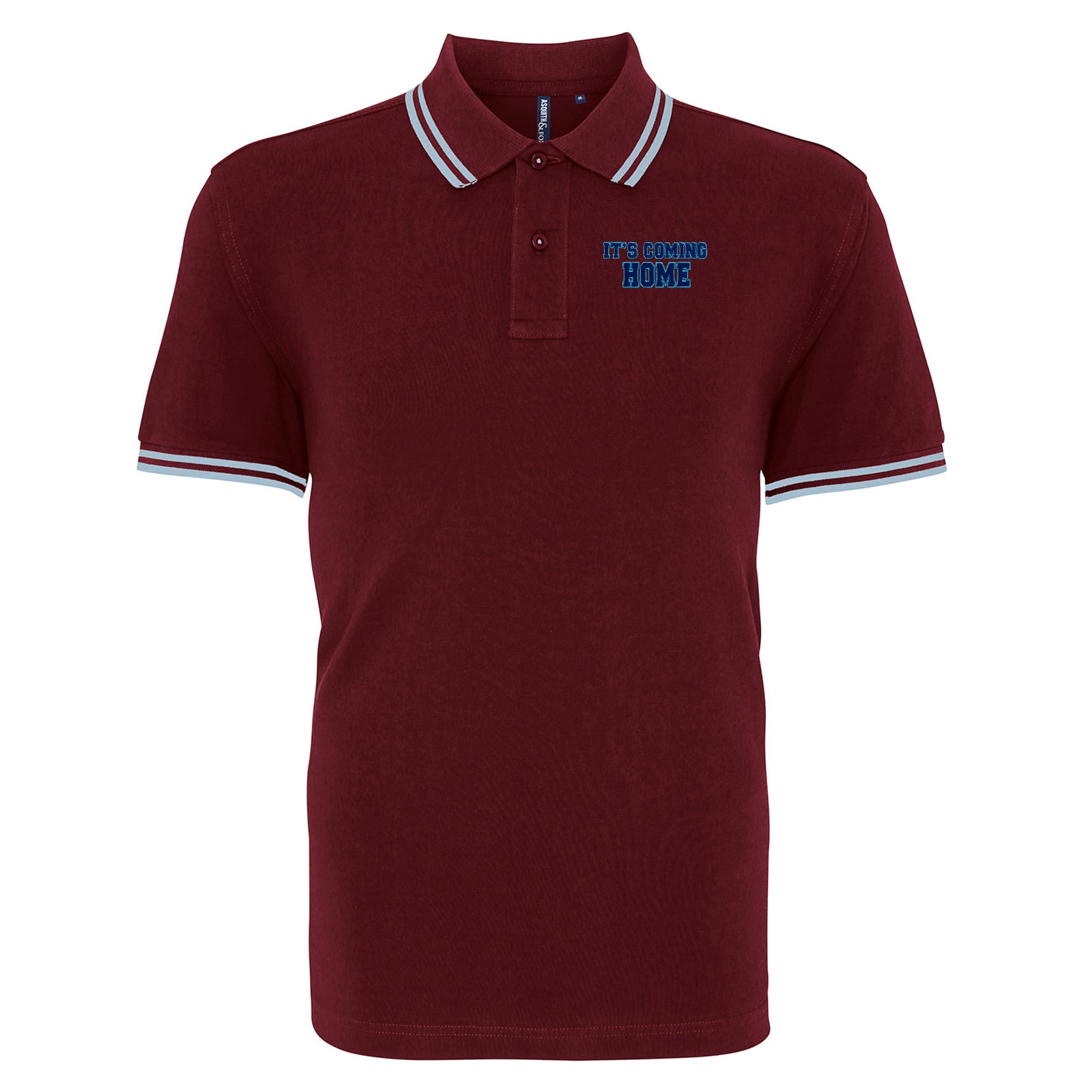 It's Coming Home England Football Tipped Polo Shirt