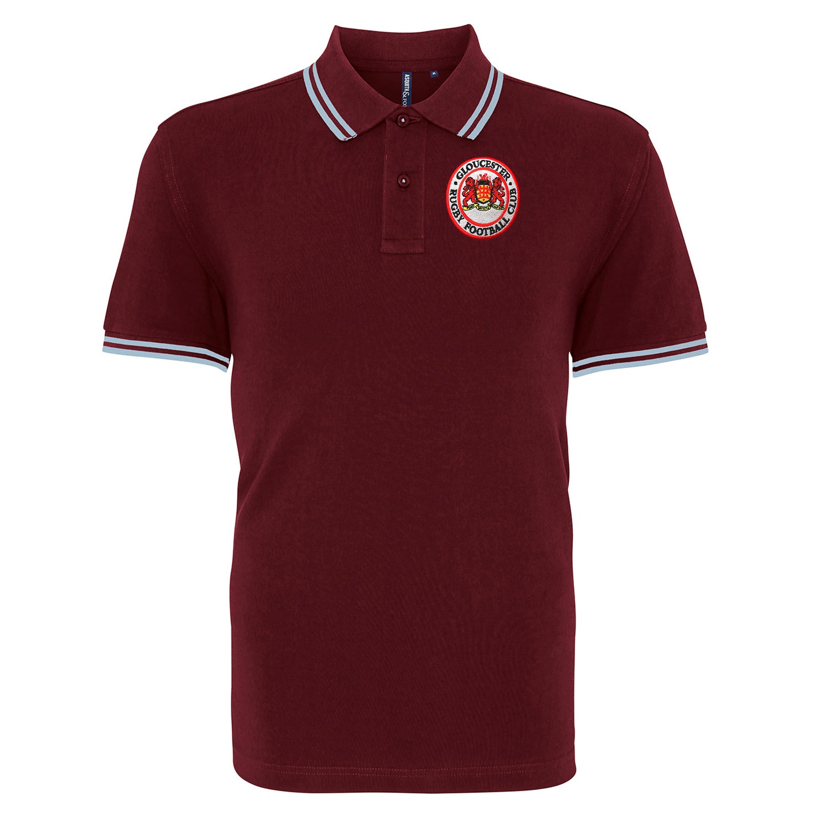 Gloucester Rugby Union Tipped Polo Shirt