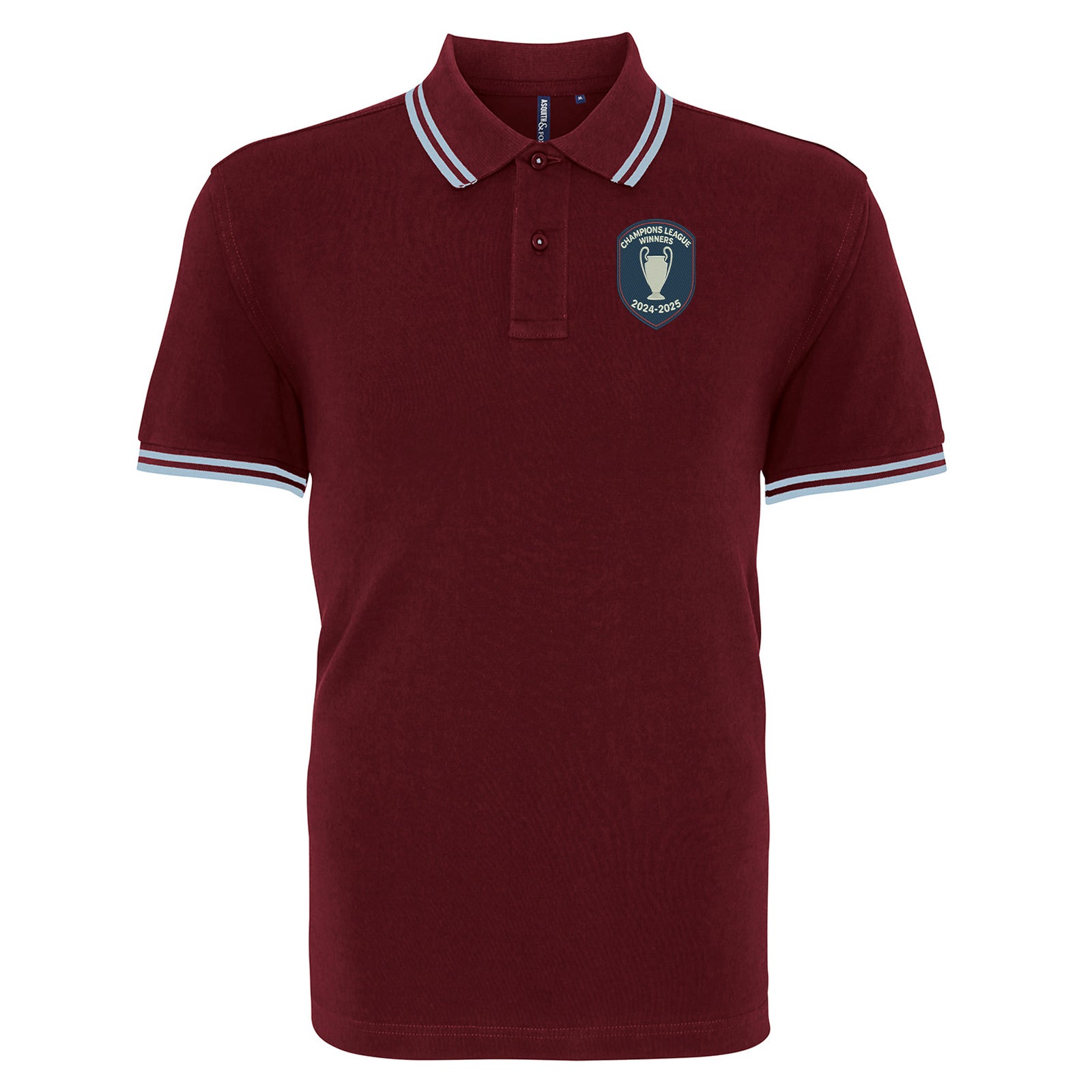 Champions League Winners Tipped Polo Shirt