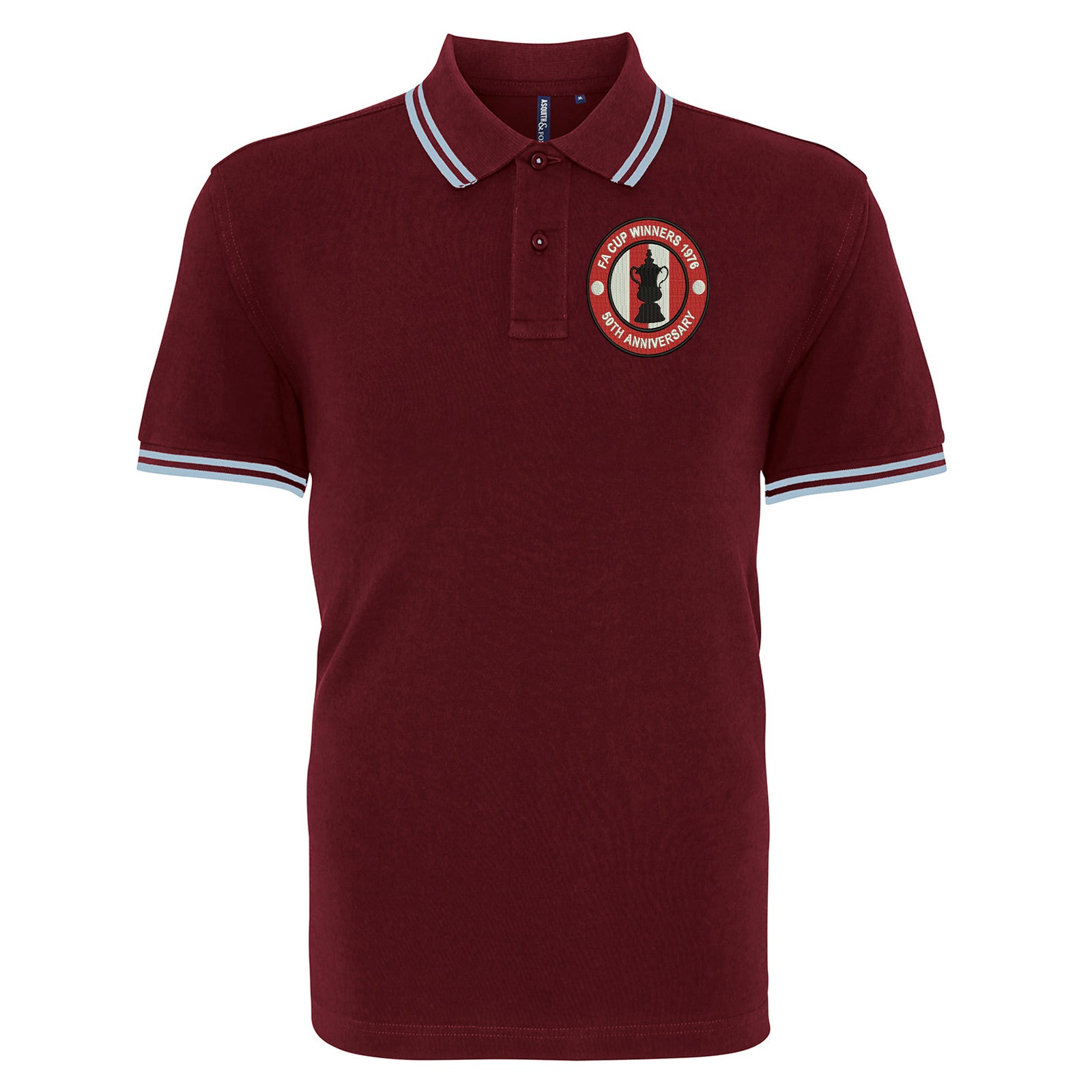Southampton FA Cup Winners 1976 Tipped Polo Shirt