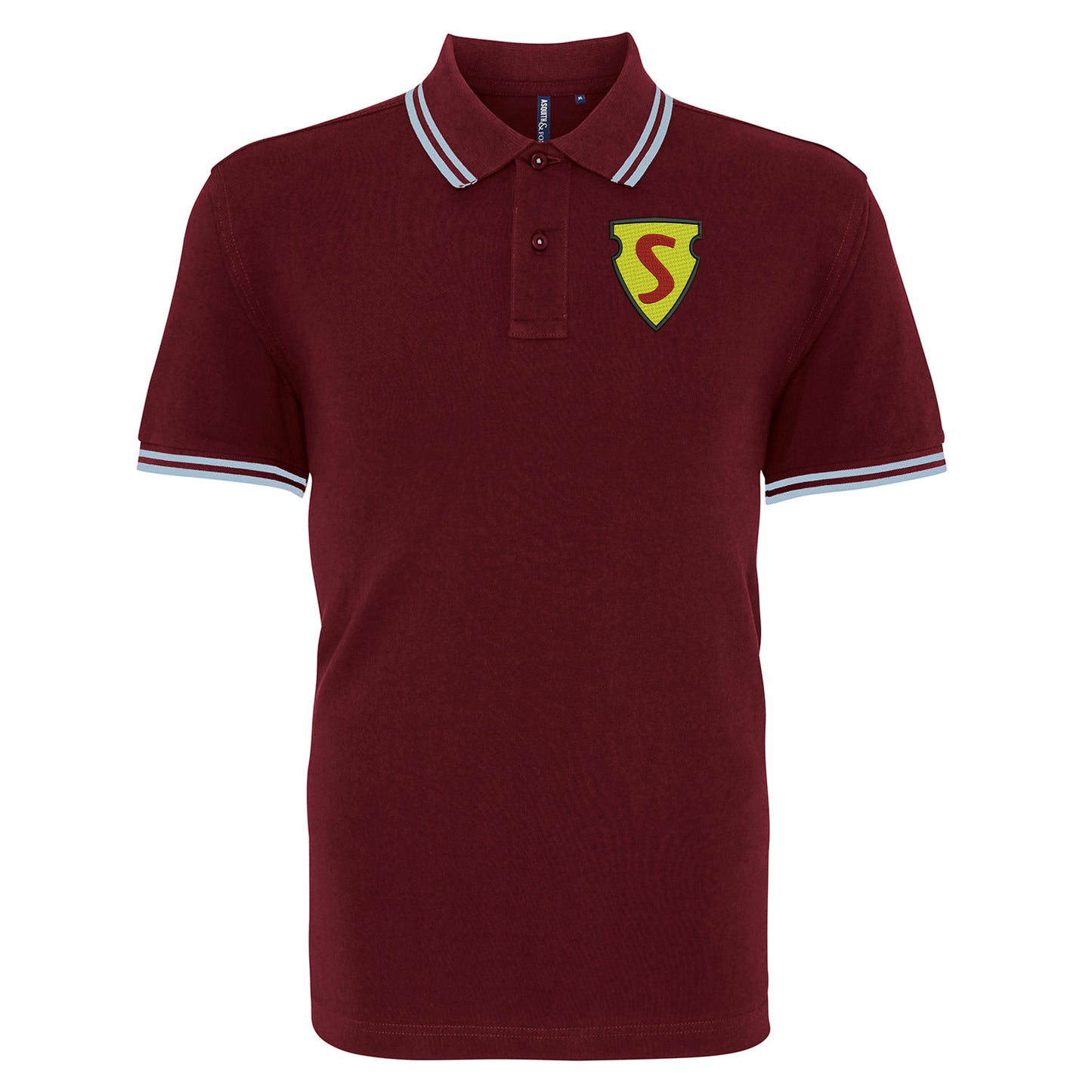 Superman Tipped Polo Shirt