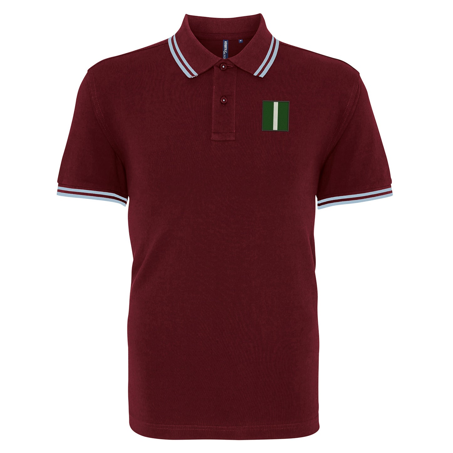 The Green Howards Tactical Recognition Flash Embroidered Tipped Polo Shirt