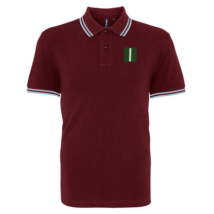 The Green Howards Tactical Recognition Flash Embroidered Tipped Polo Shirt