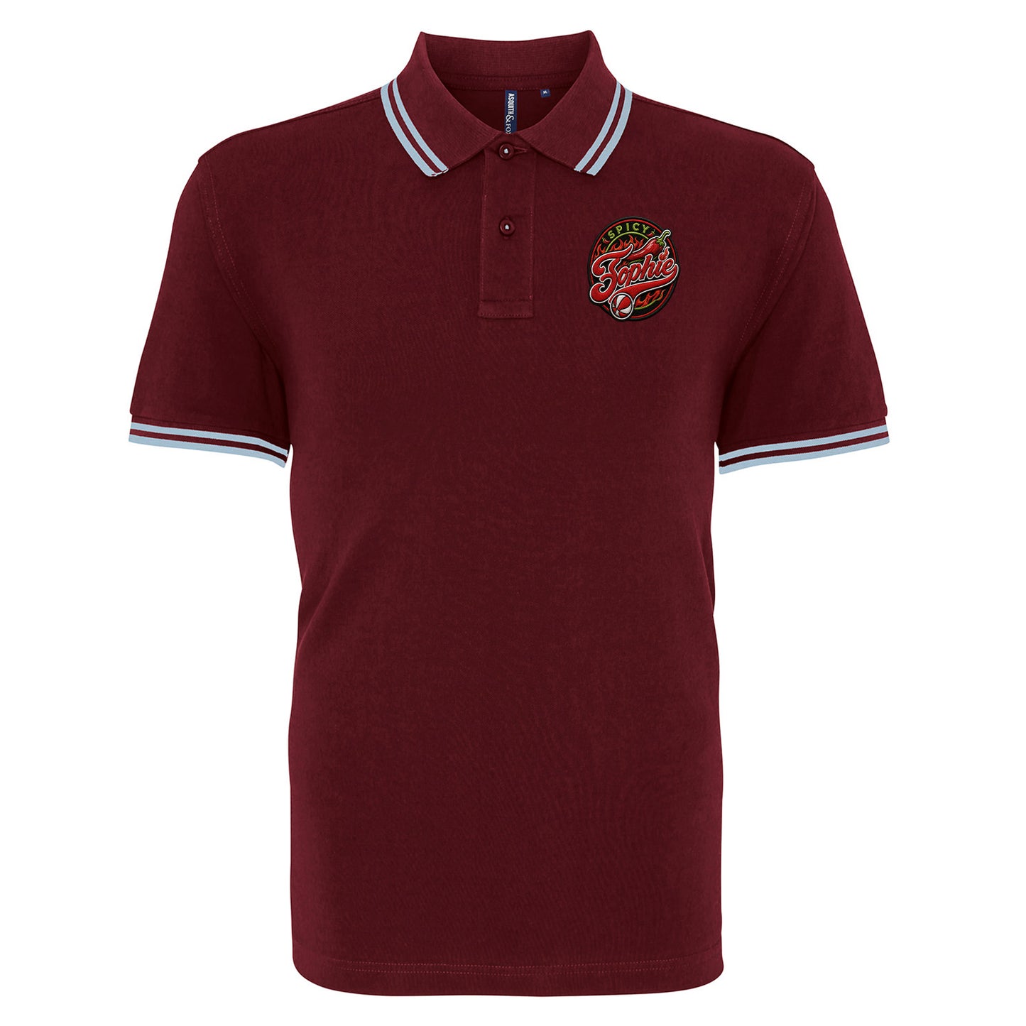Spicy Sophie Cunningham Basketball Tipped Polo Shirt