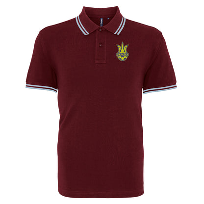 Old School Ukraine National Football Polo Shirt