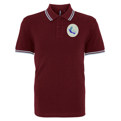 Classic Cardiff City FC Tipped Polo Shirt