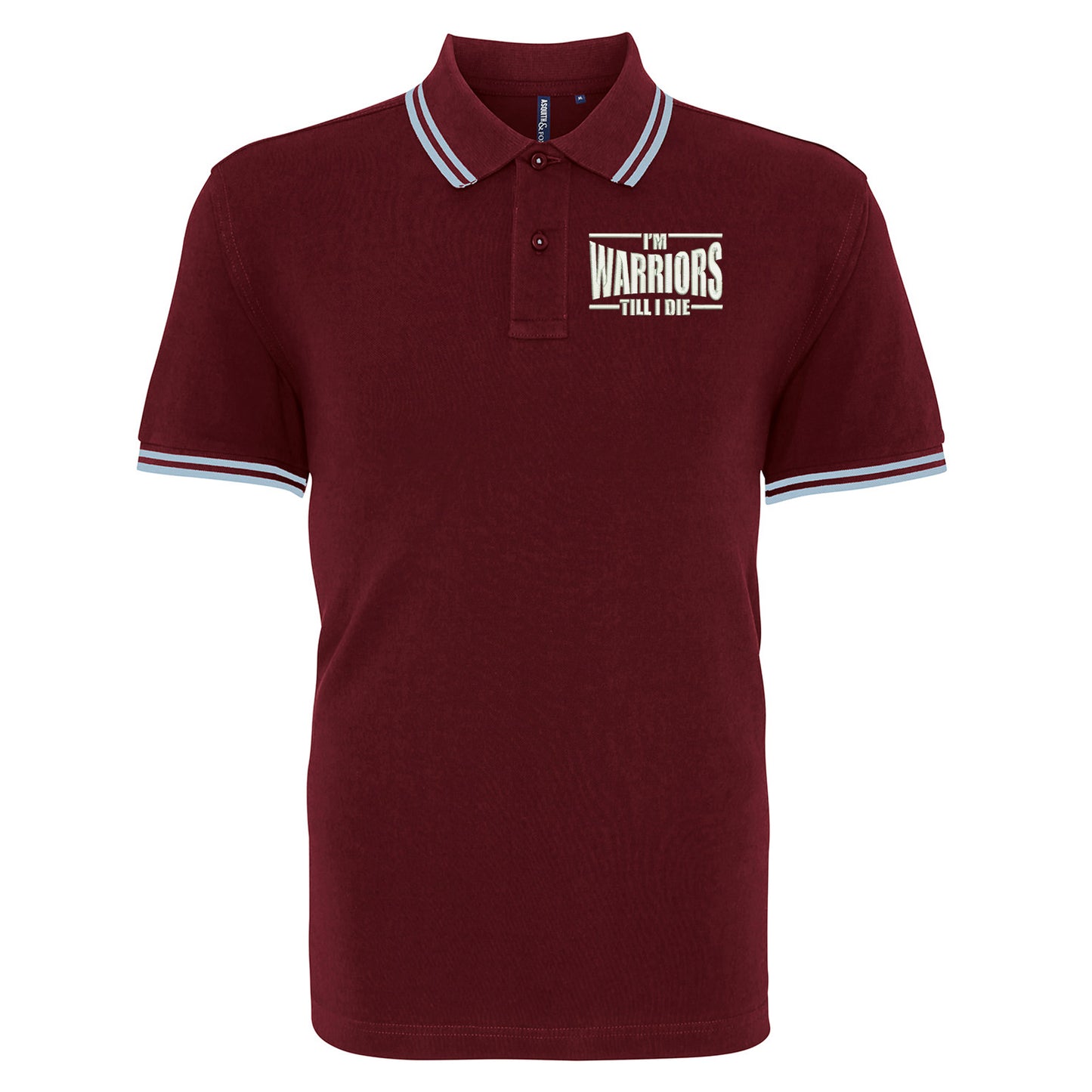 Stenhousemuir Football Tipped Polo Shirt