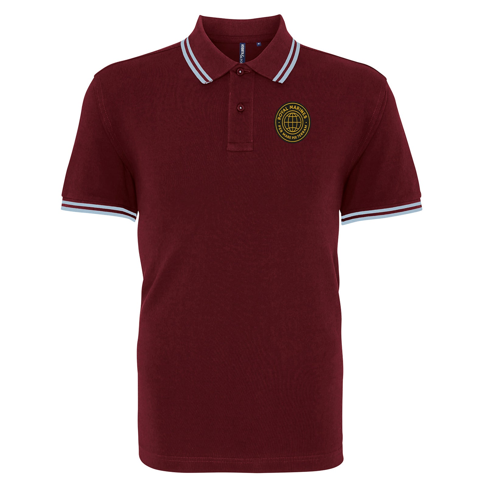 Royal Marines Veterans Tipped Polo Shirt