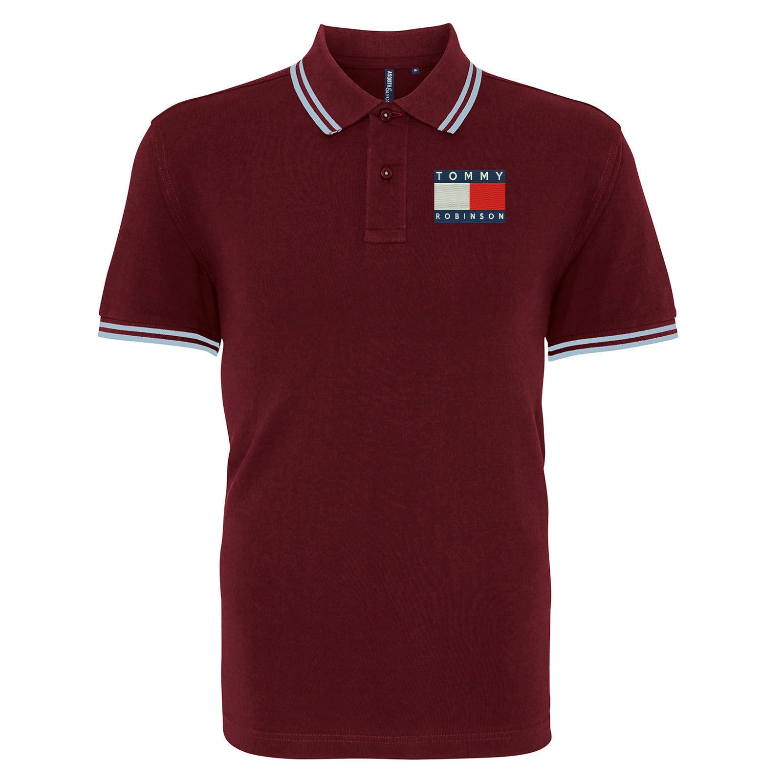 Tommy Robinson Tipped Polo Shirt 