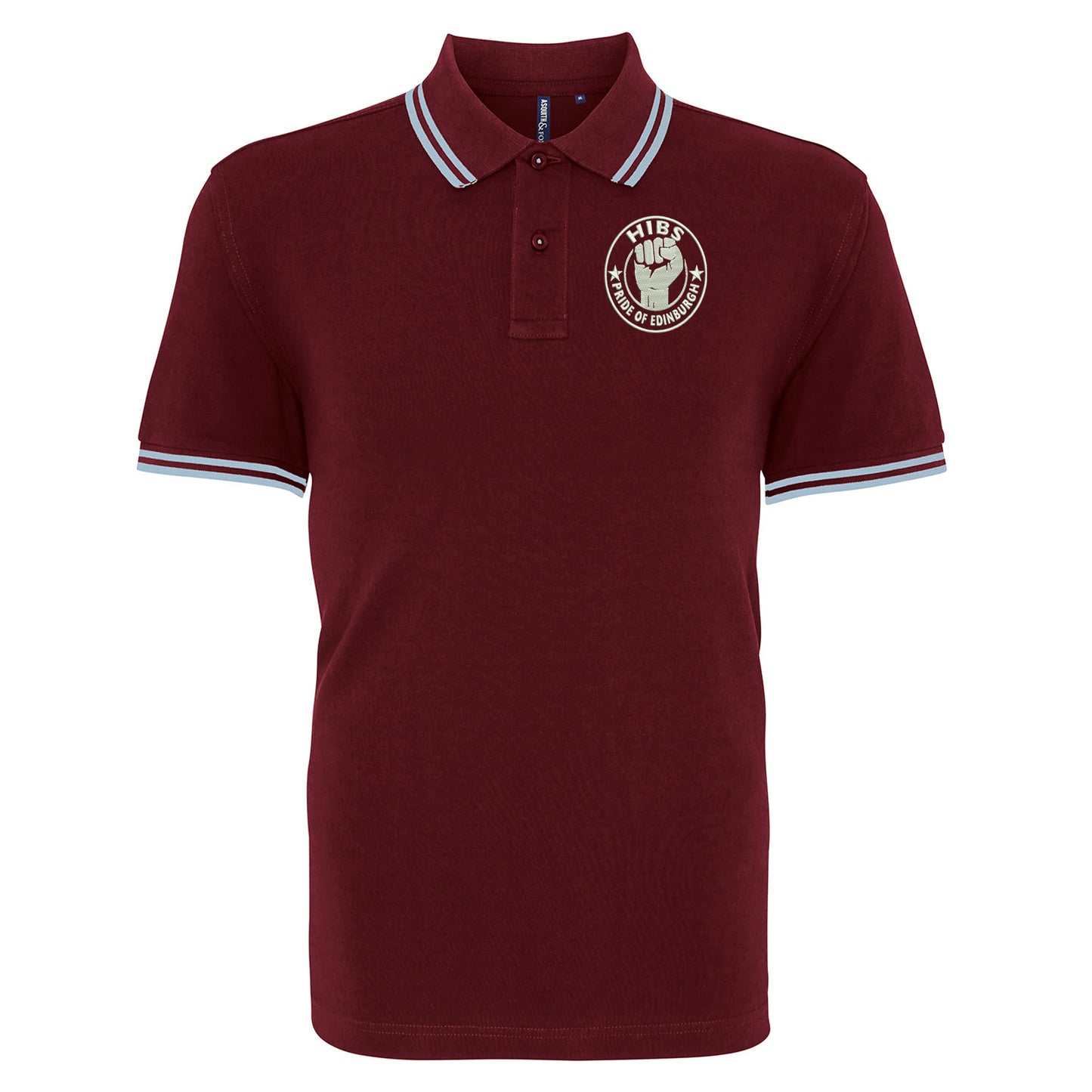 Hibs Pride of Edinburgh Tipped Polo Shirt