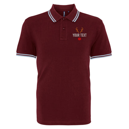 Reindeer Tipped Polo Shirt