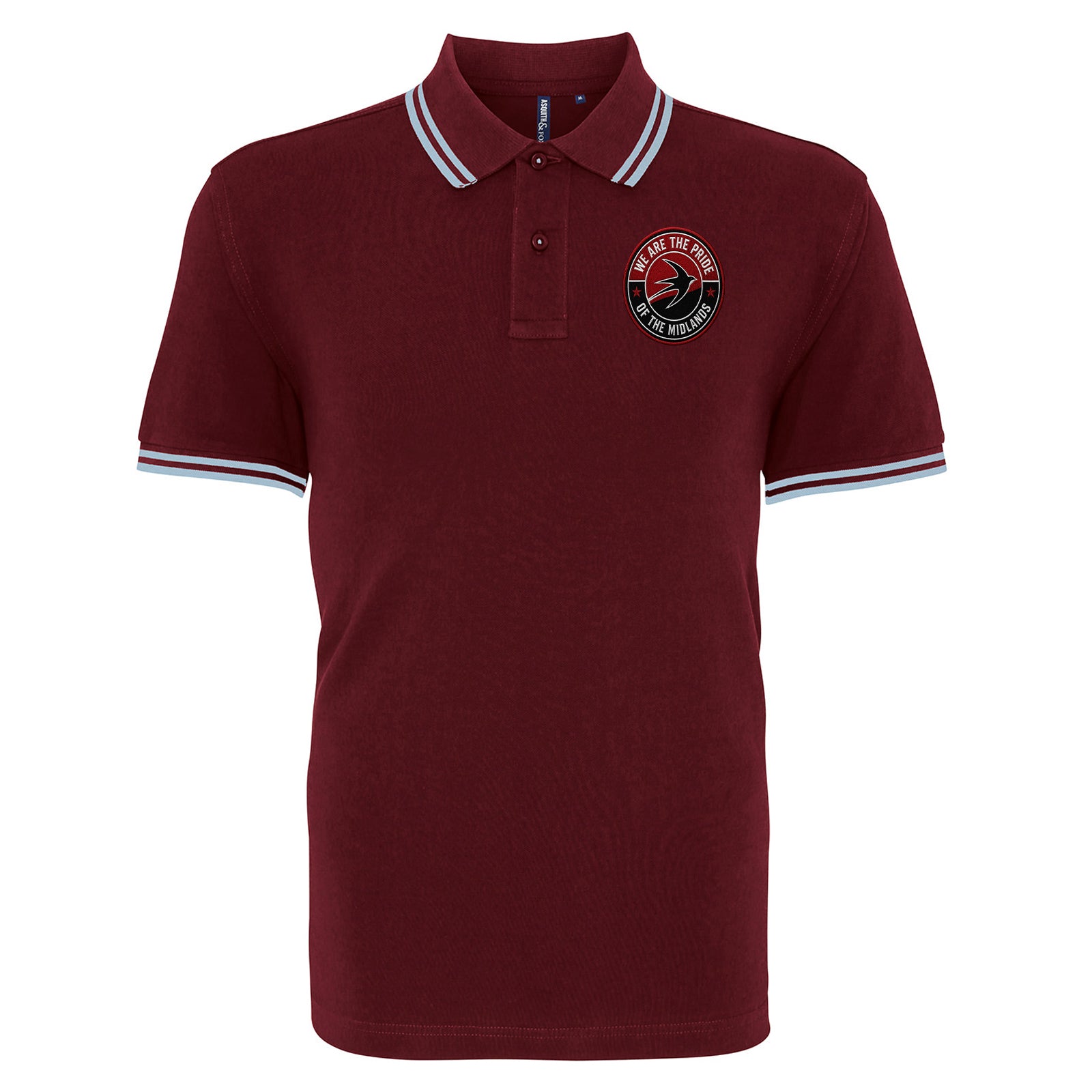 Walsall We Are The Pride of The Midlands Tipped Polo Shirt