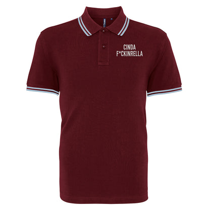 Cinder Fckinrella Tipped Polo Shirt
