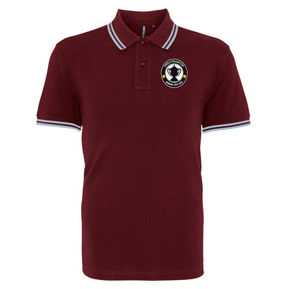 Retro Notts Anglo-Italian Cup Tipped Polo Shirt 