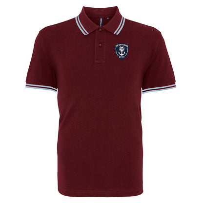 The Navy Blues Auckland City Tipped Polo Shirt
