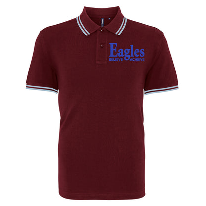 Crystal Palace Soccer Tipped Polo Shirt