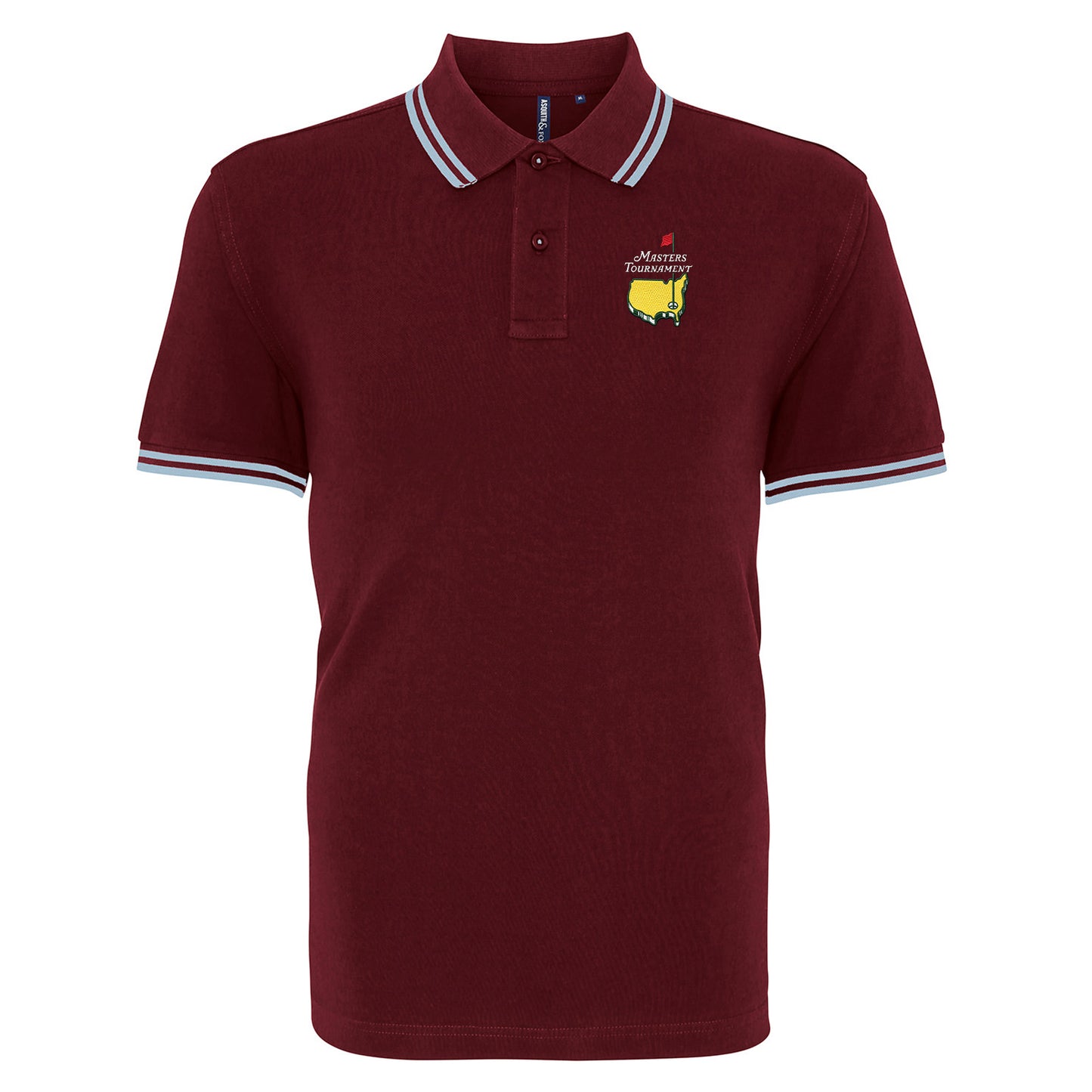 The Masters Tournament Golf Tipped Polo Shirt