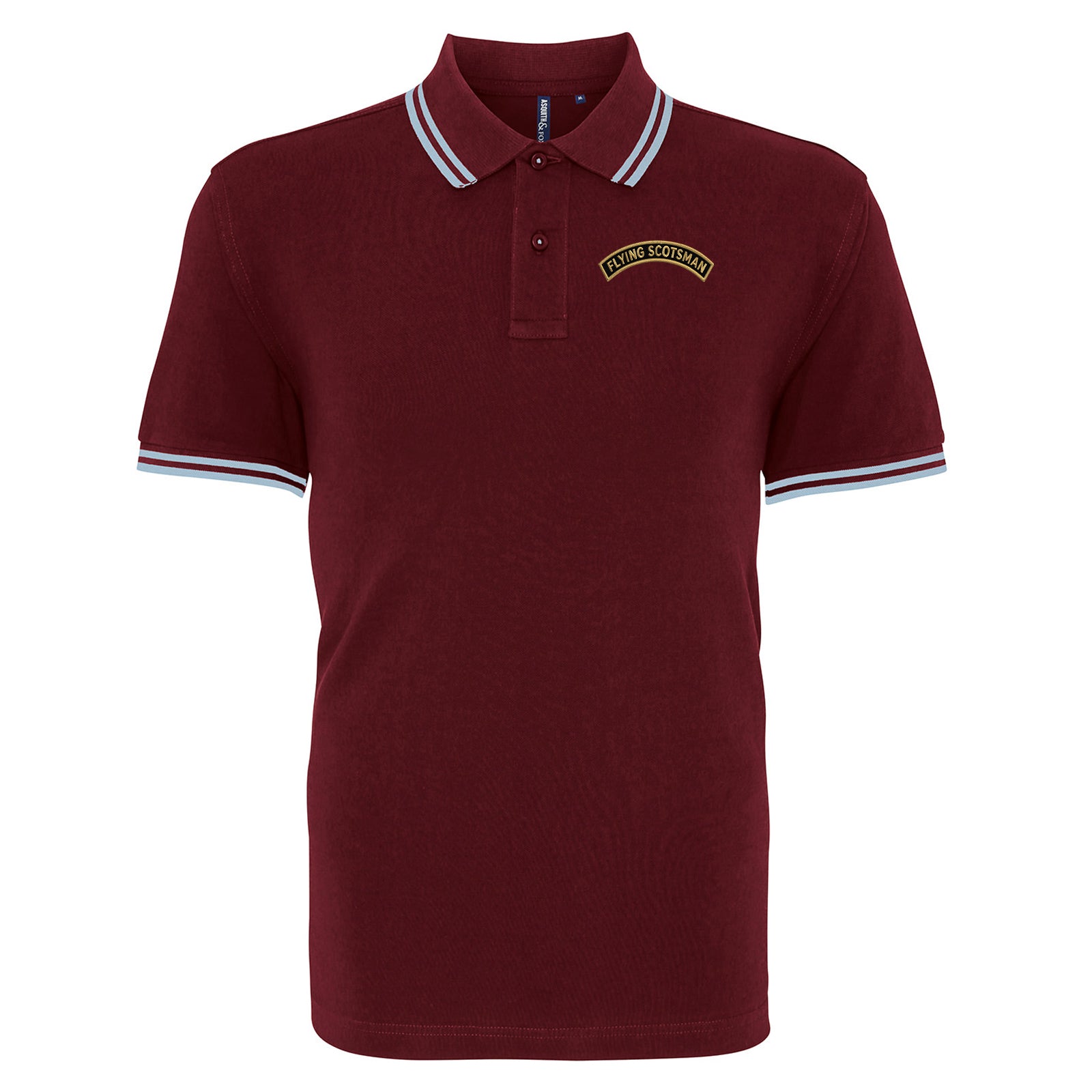 Flying Scotsman Tipped Polo Shirt