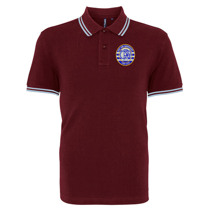 QPR 140th Anniversary 1886-2026 Embroidered Tipped Polo Shirt