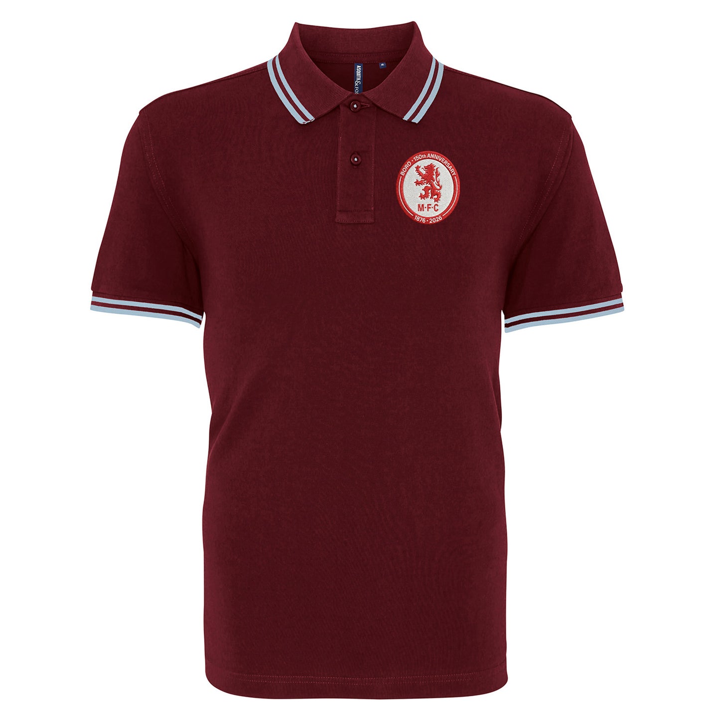 Middlesbrough 150th Anniversary Tipped Polo Shirt 